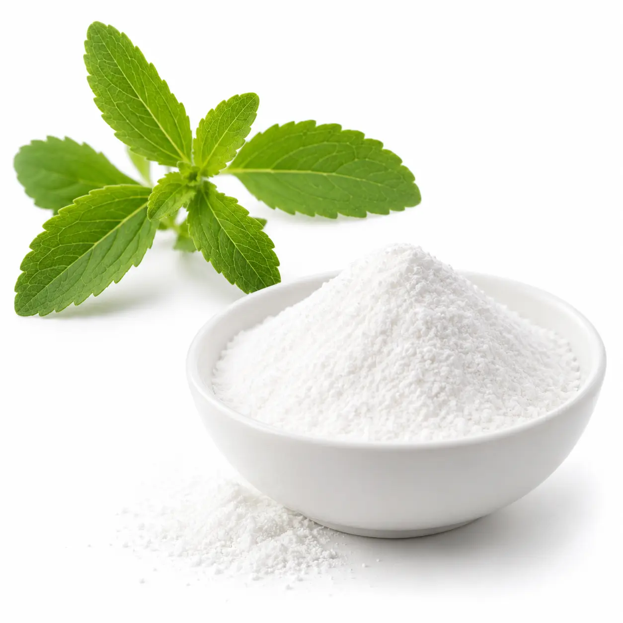Rebaudioside M powder, RM95 and RM98 stevia sweetener produced by enzymatic conversion from high-purity Rebaudioside A