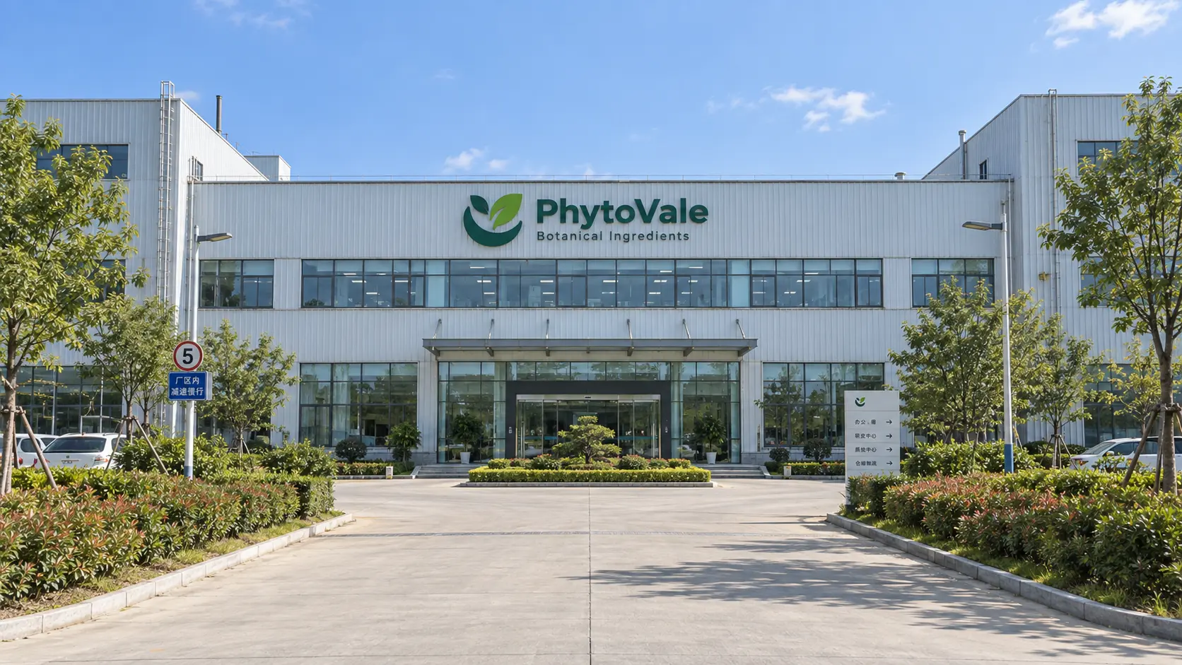 PhytoVale botanical ingredients manufacturing facility