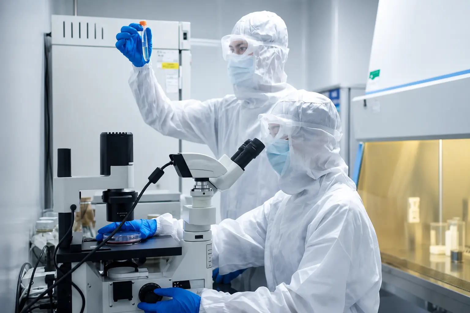 Quality control laboratory testing botanical extract samples