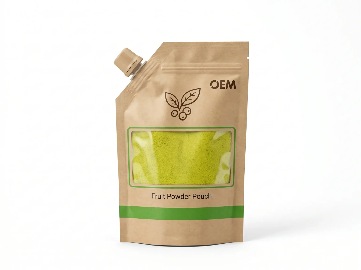 Kraft paper powder pouches