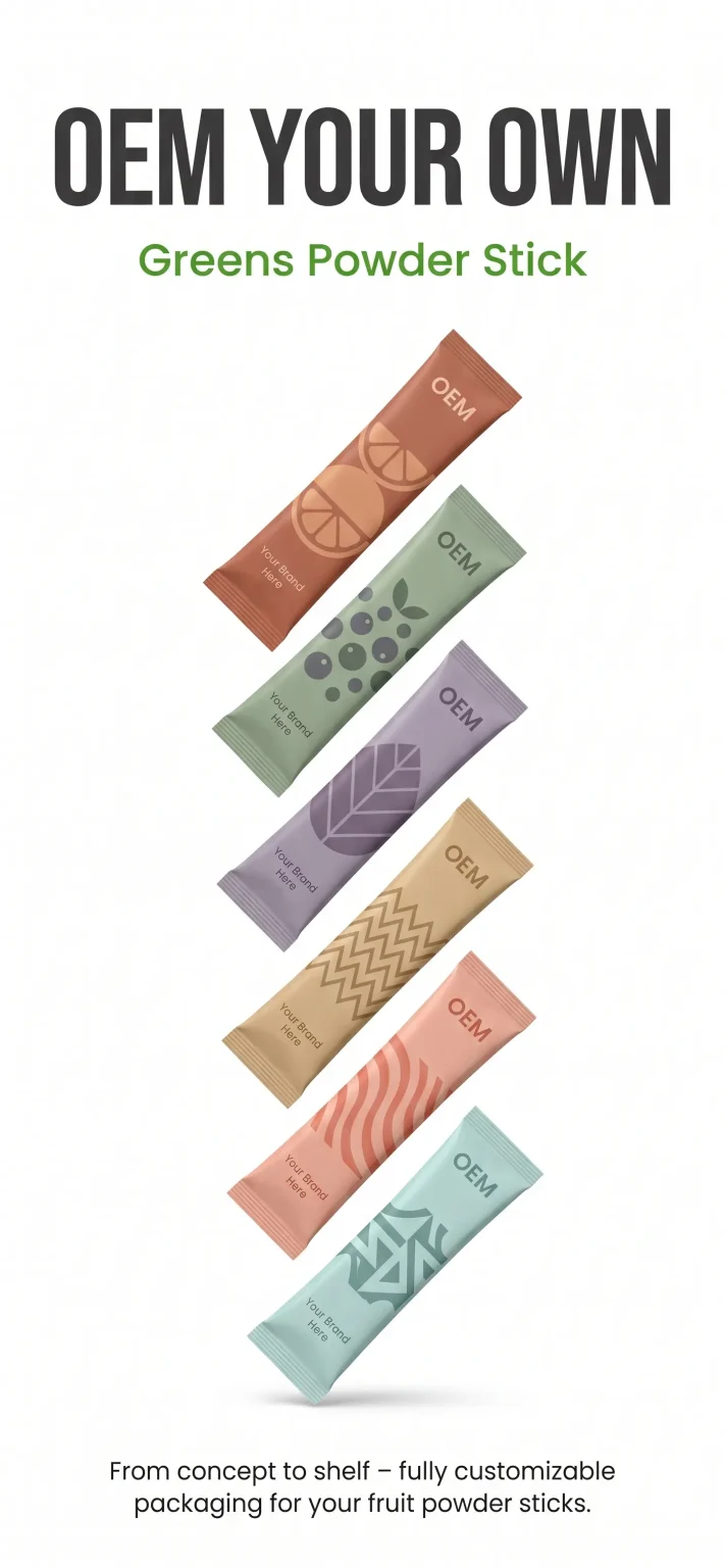 Private-label stick pack designs