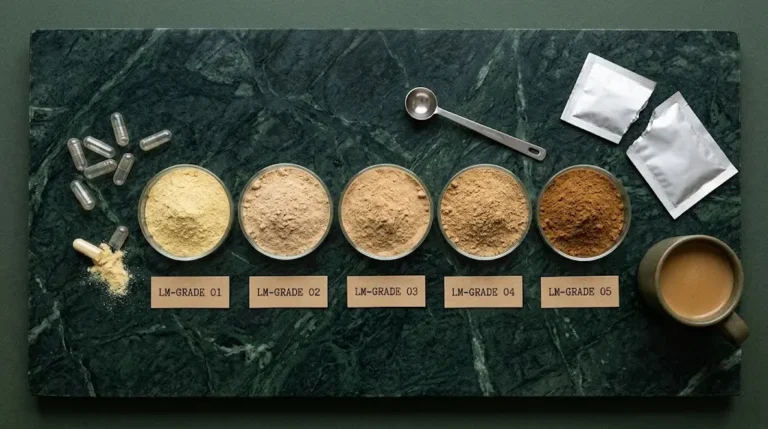 Bulk Lion’s Mane Extract Powder: How to Match the Right Grade to Your Product