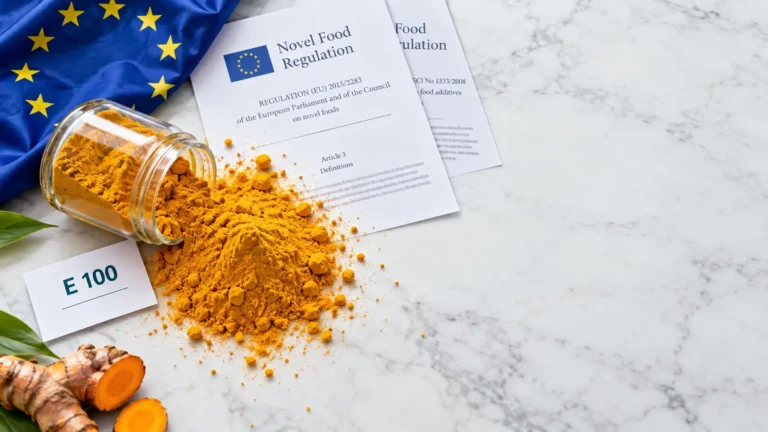 Curcumin in the EU: Why Food Colour E 100 and Supplement Ingredient Are Two Different Regulatory Paths